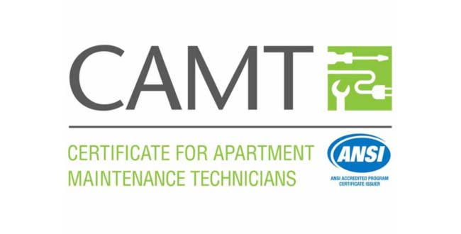 CAMT - Certificate For Apartment Maintenance Technicians 
